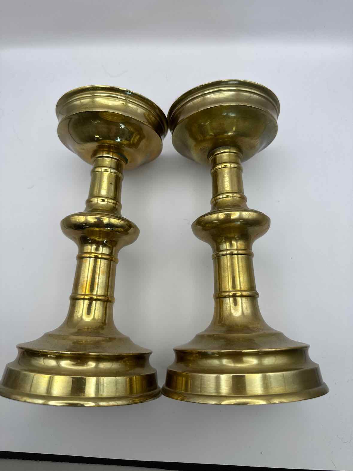 Vintage Brass Candle Holders