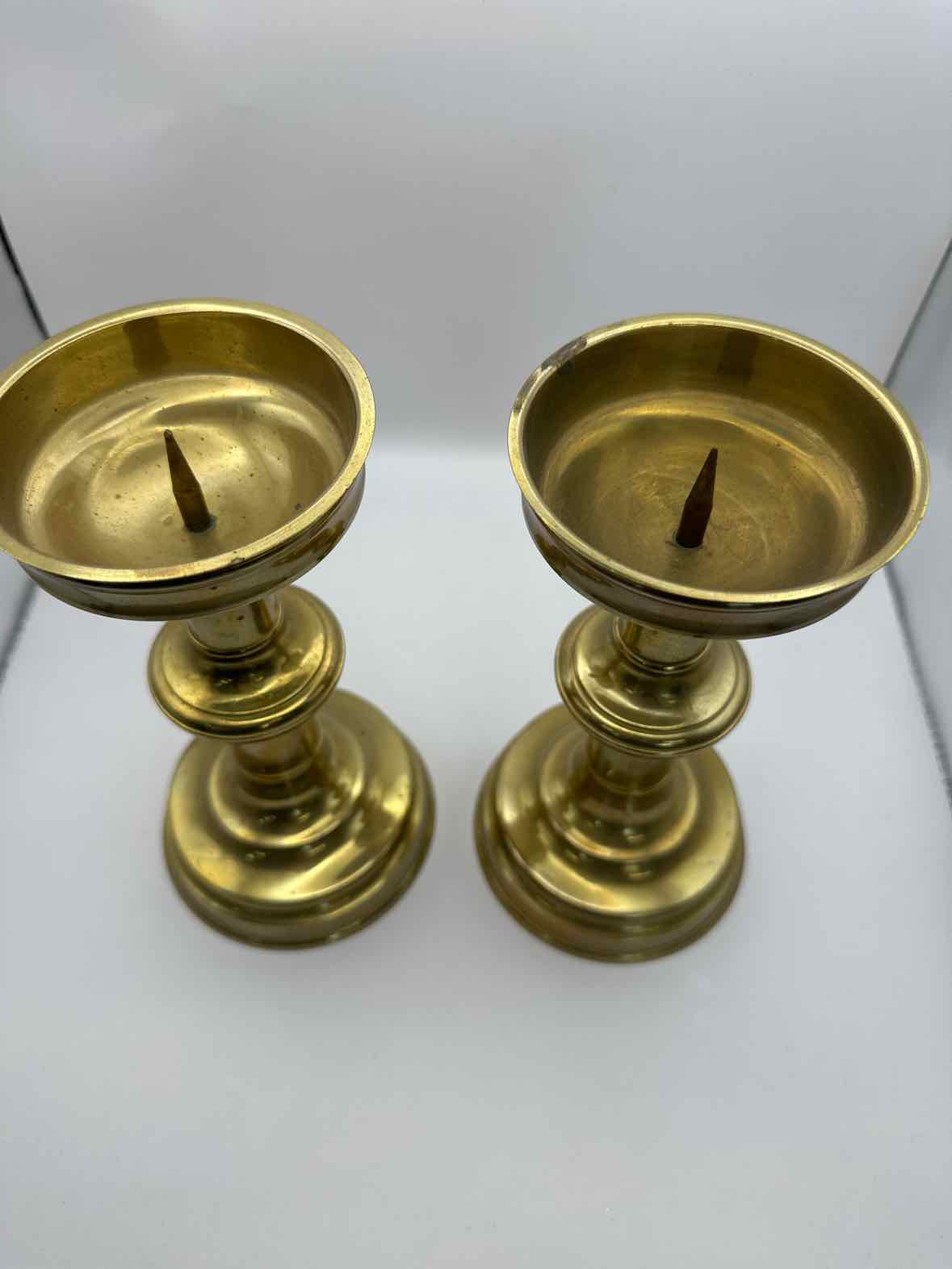 Vintage Brass Candle Holders