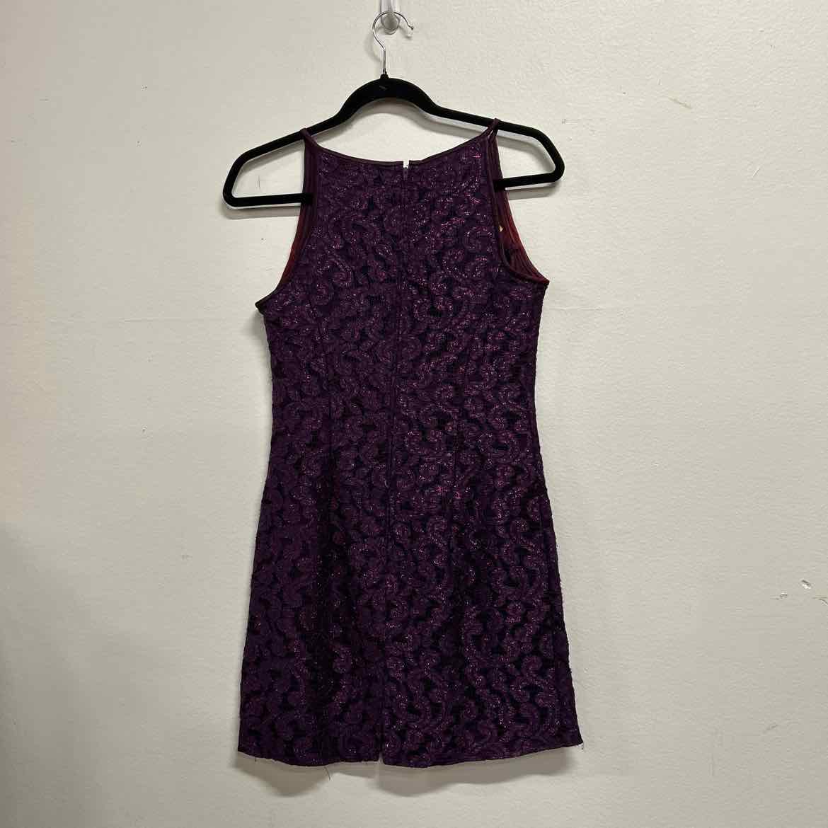 Vintage Size 8 Purple Dress