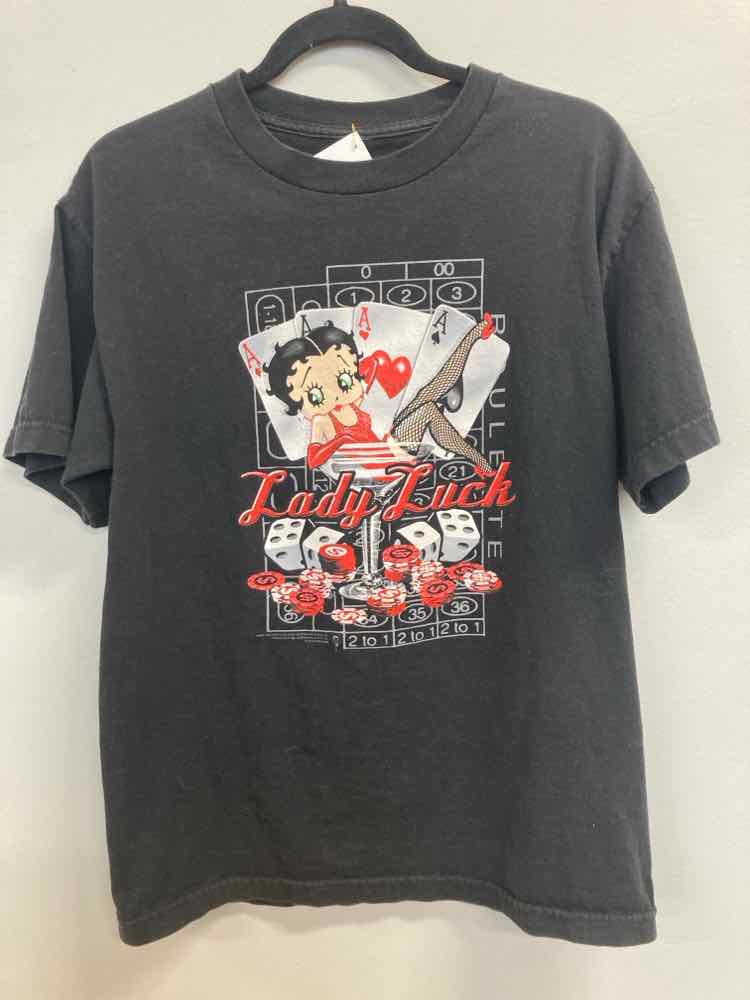 Third Eye Finds Size L black Graphic Tee