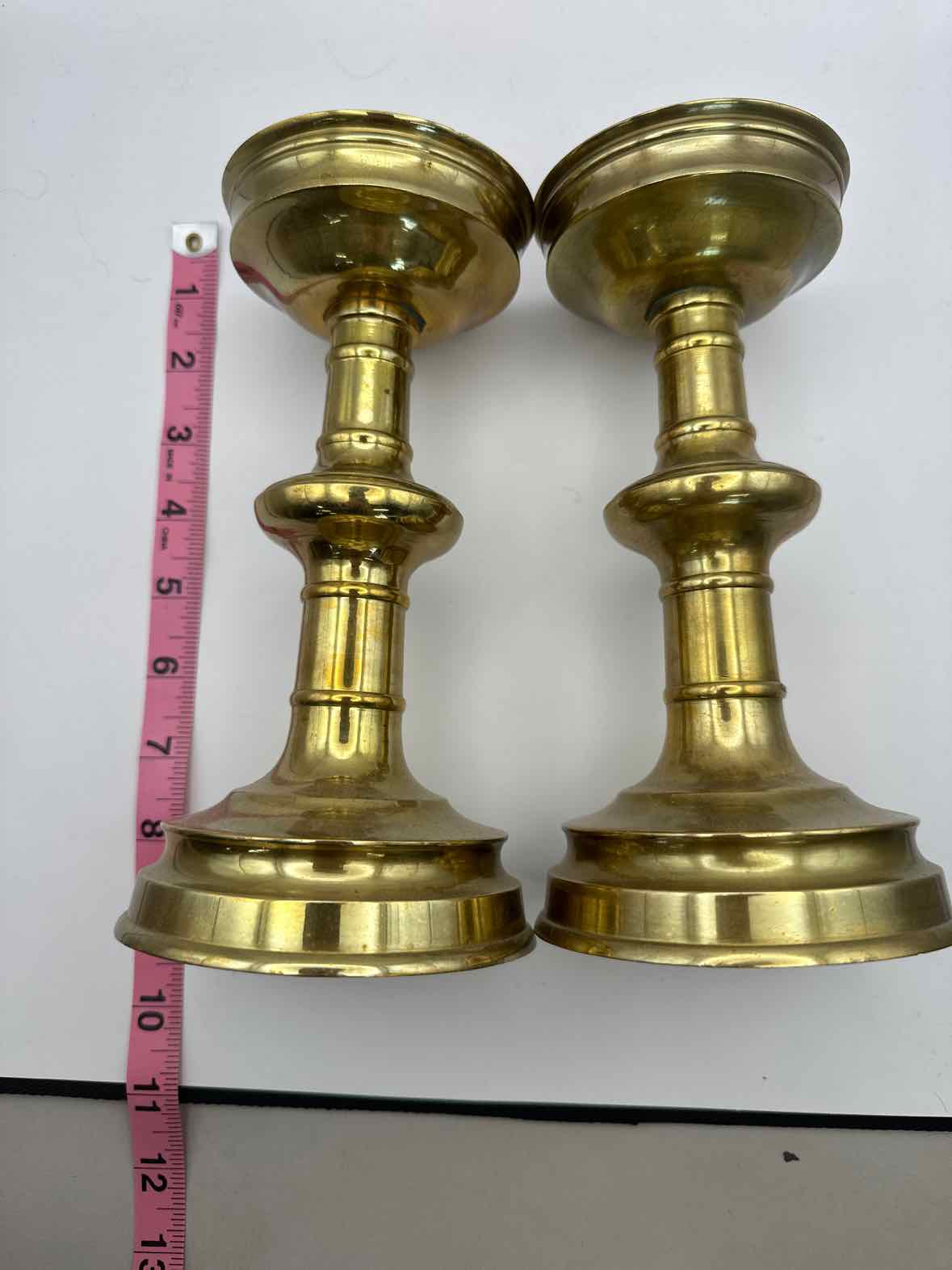 Vintage Brass Candle Holders