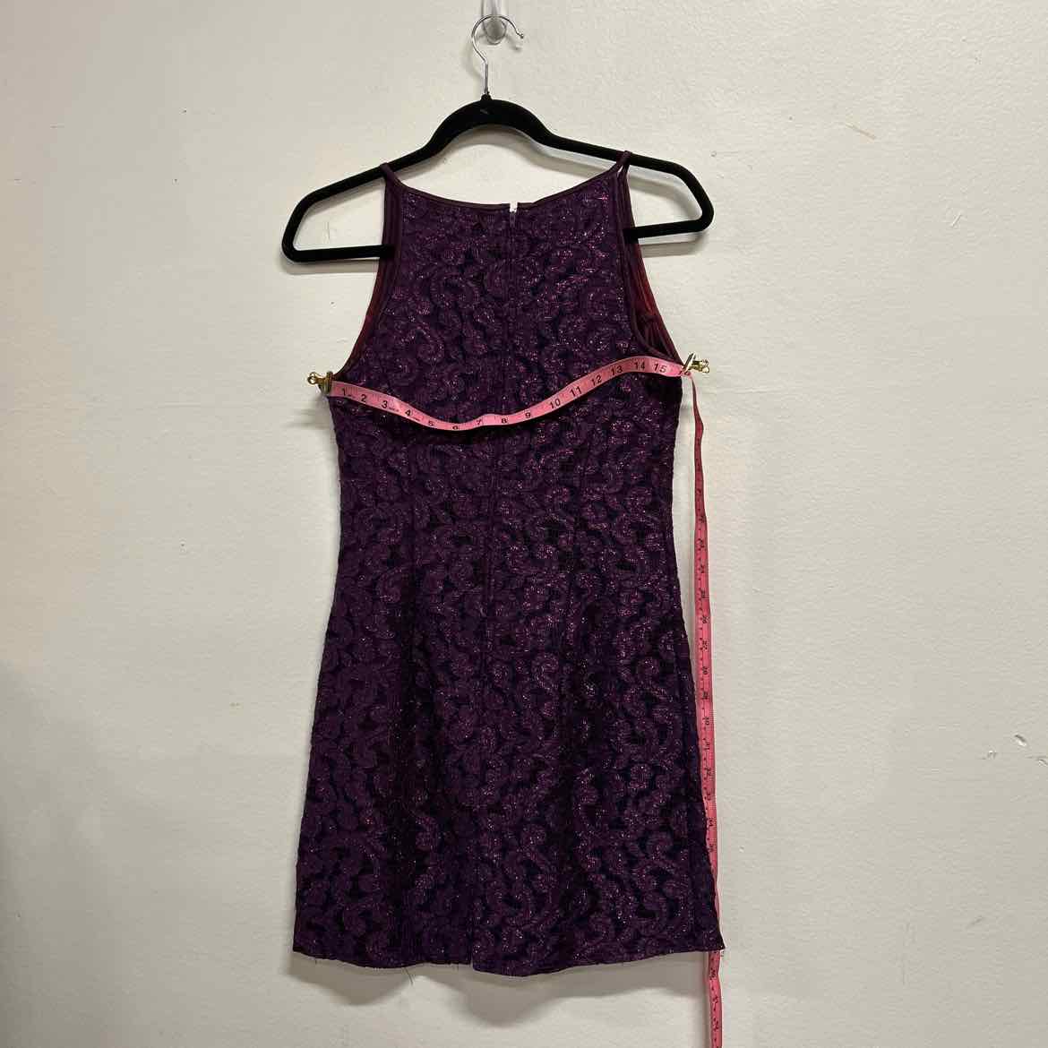 Vintage Size 8 Purple Dress