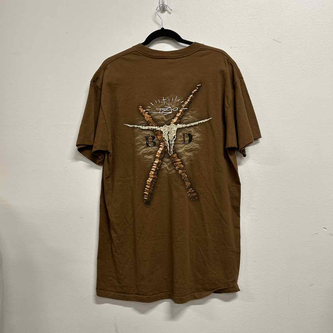 Third Eye Finds Size XL Brown Graphic Tee