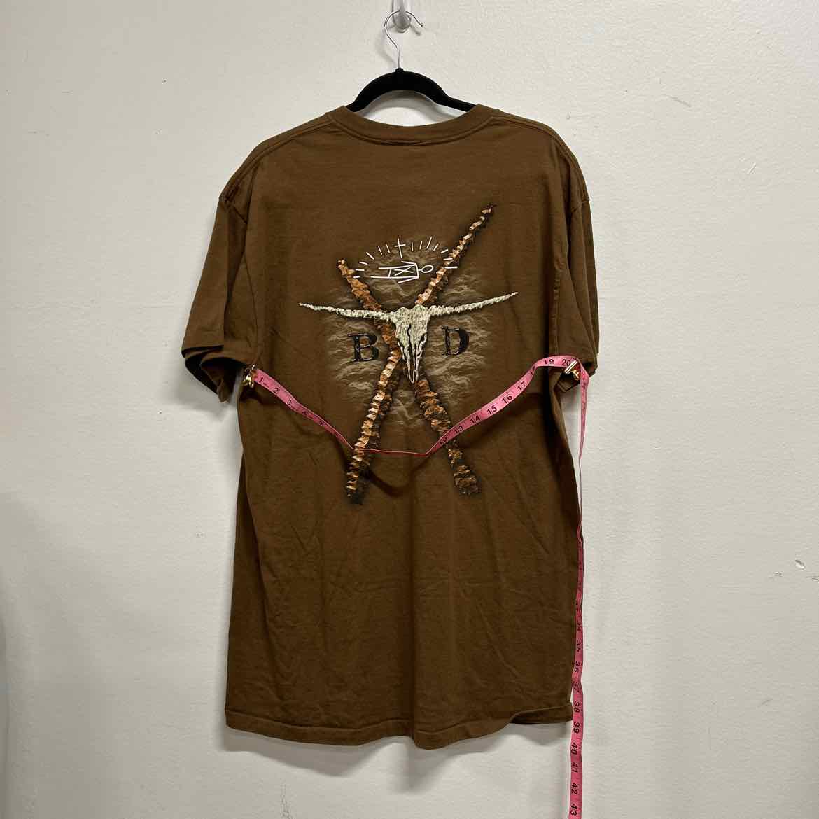 Third Eye Finds Size XL Brown Graphic Tee