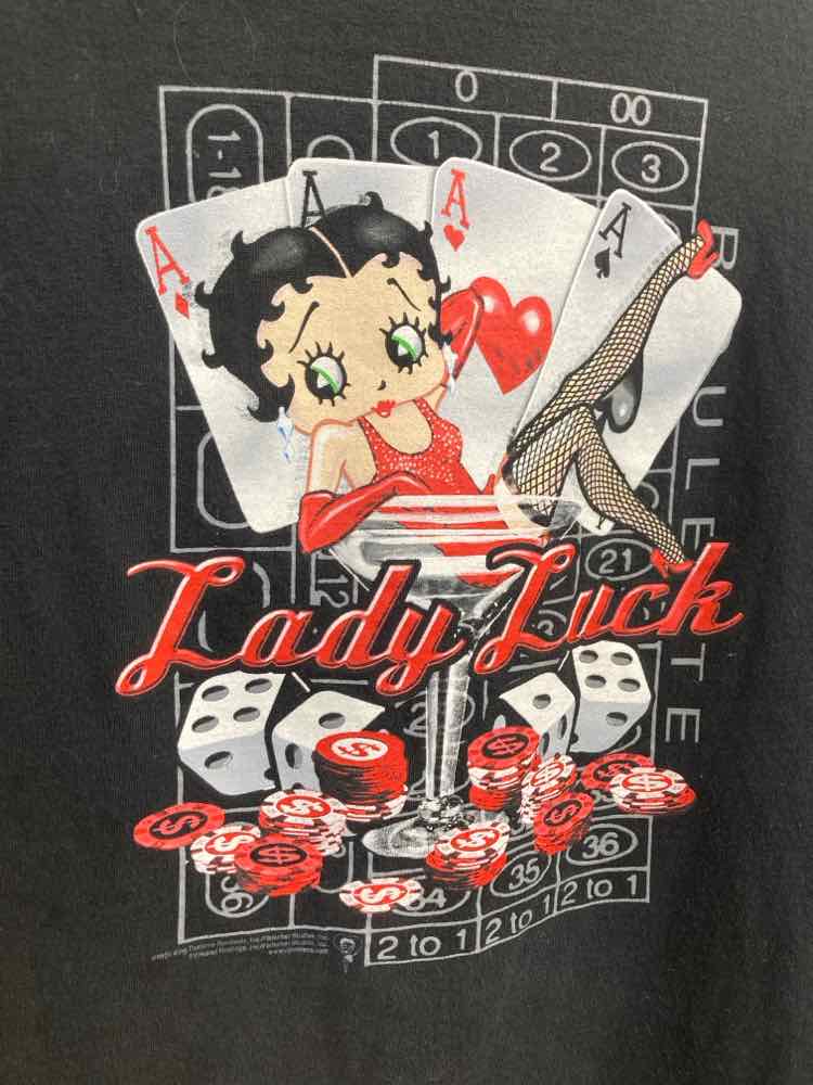 Third Eye Finds Size L black Graphic Tee