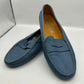 Vintage Tod's Blue Leather Loafers