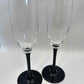 Black Flutes Set of 2