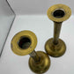 MCM Brass Candlestick Pair