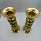 Vintage Brass Candlestick Pair