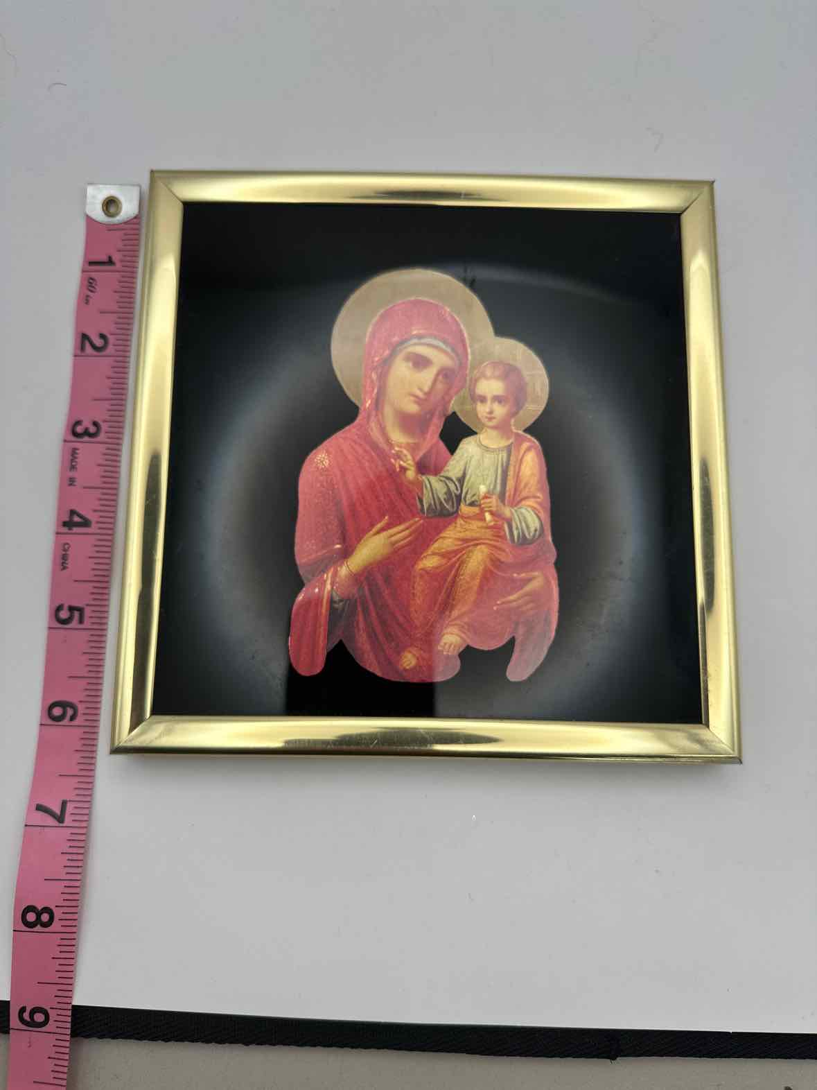 Vintage Metallic Madonna & Child