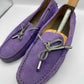 Vintage Tod's Purple Leather Loafer